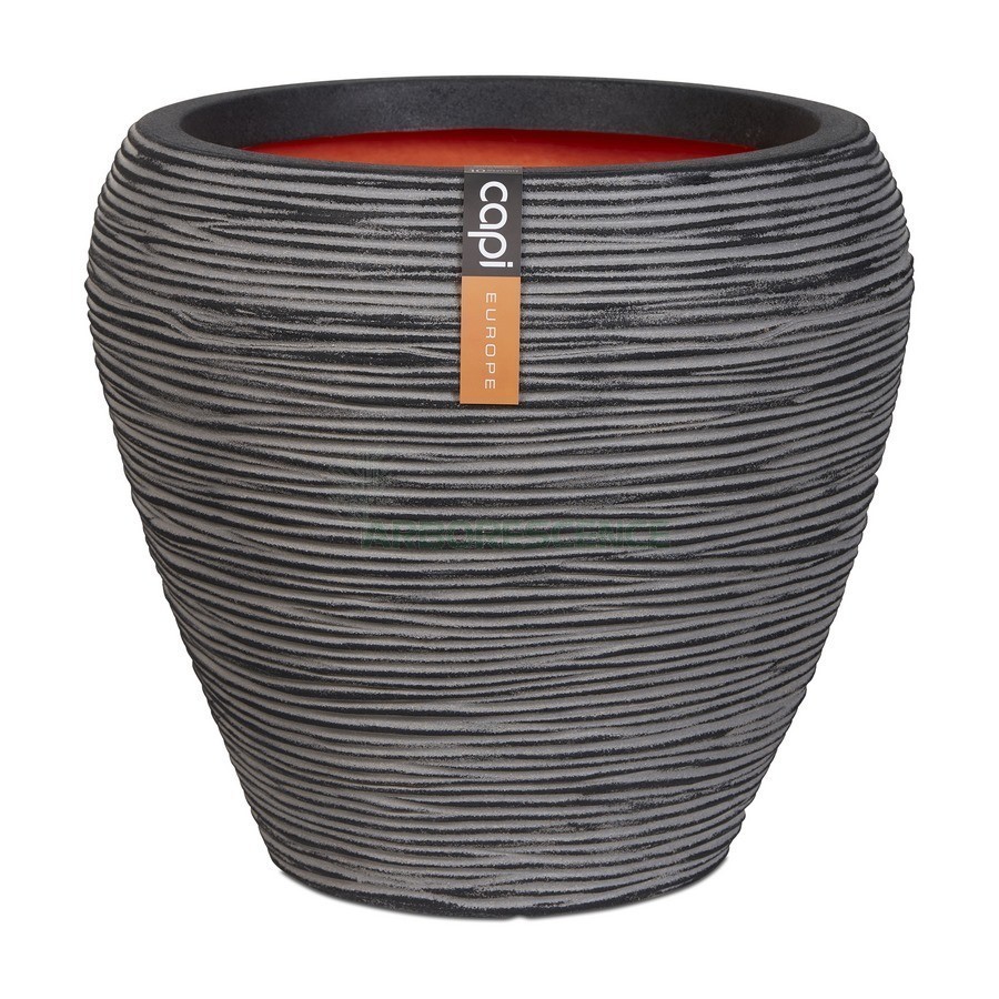 VASE TAPER ROUND RIB NL